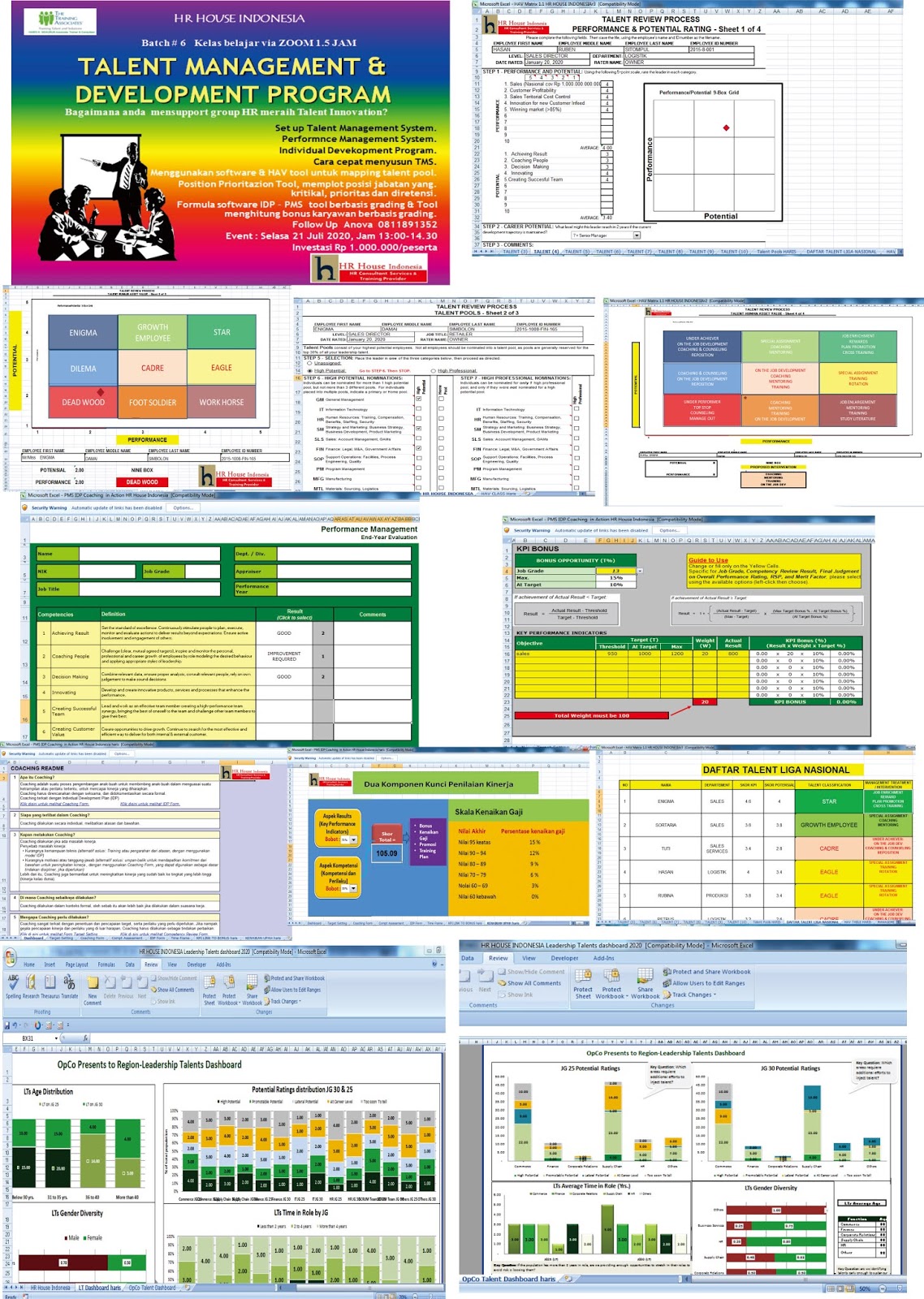 TALENT MANAGEMENT & DEVELOPMENT PROGRAM – TALENT DASHBOARD – HR House ...