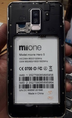 mione Hero 5 Firmware Flash File MT6580 Stock Rom