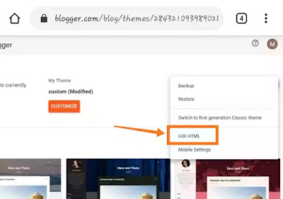 Blogger Template Ko Mobile Me Edit Kaise Kare