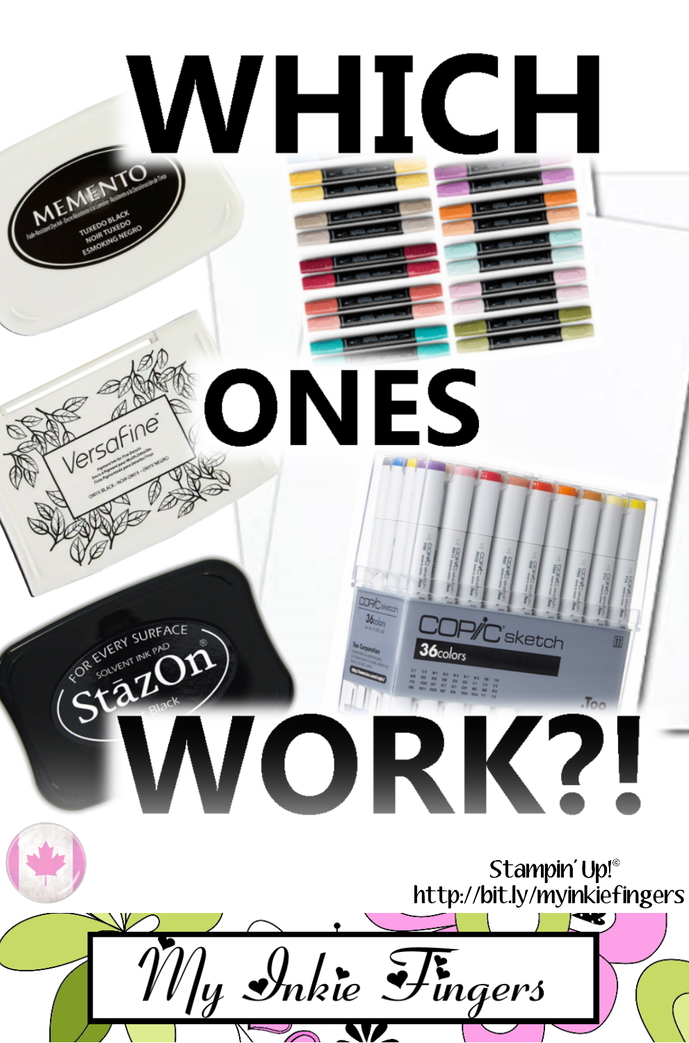 My Inkie Fingers alcohol ink markers tutorial