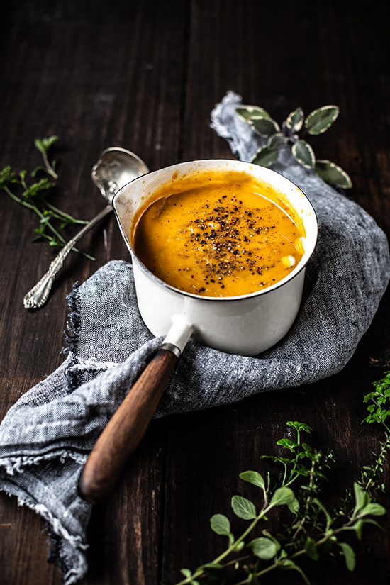 Butternut Squash Soup with Yam and Ginger (Vegan) Bella Bonito