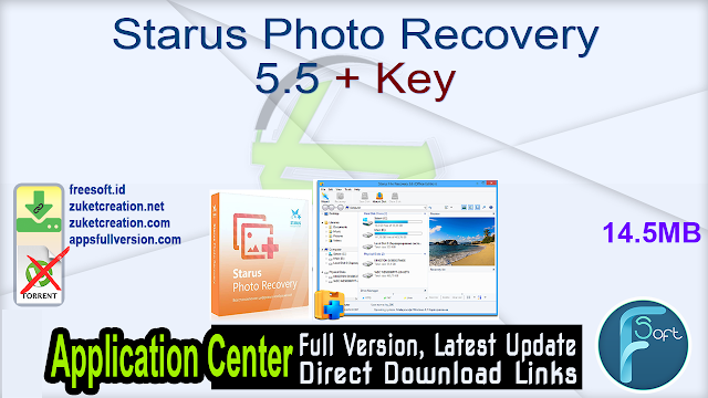 Starus Photo Recovery 5.5 + Key Starus Photo Recovery 5.5 + Key