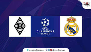 بث مباشر مباراة ريال مدريد ضد بروسيا مونشغلادباخ مباشرة في دوري ابطال اوروبا
