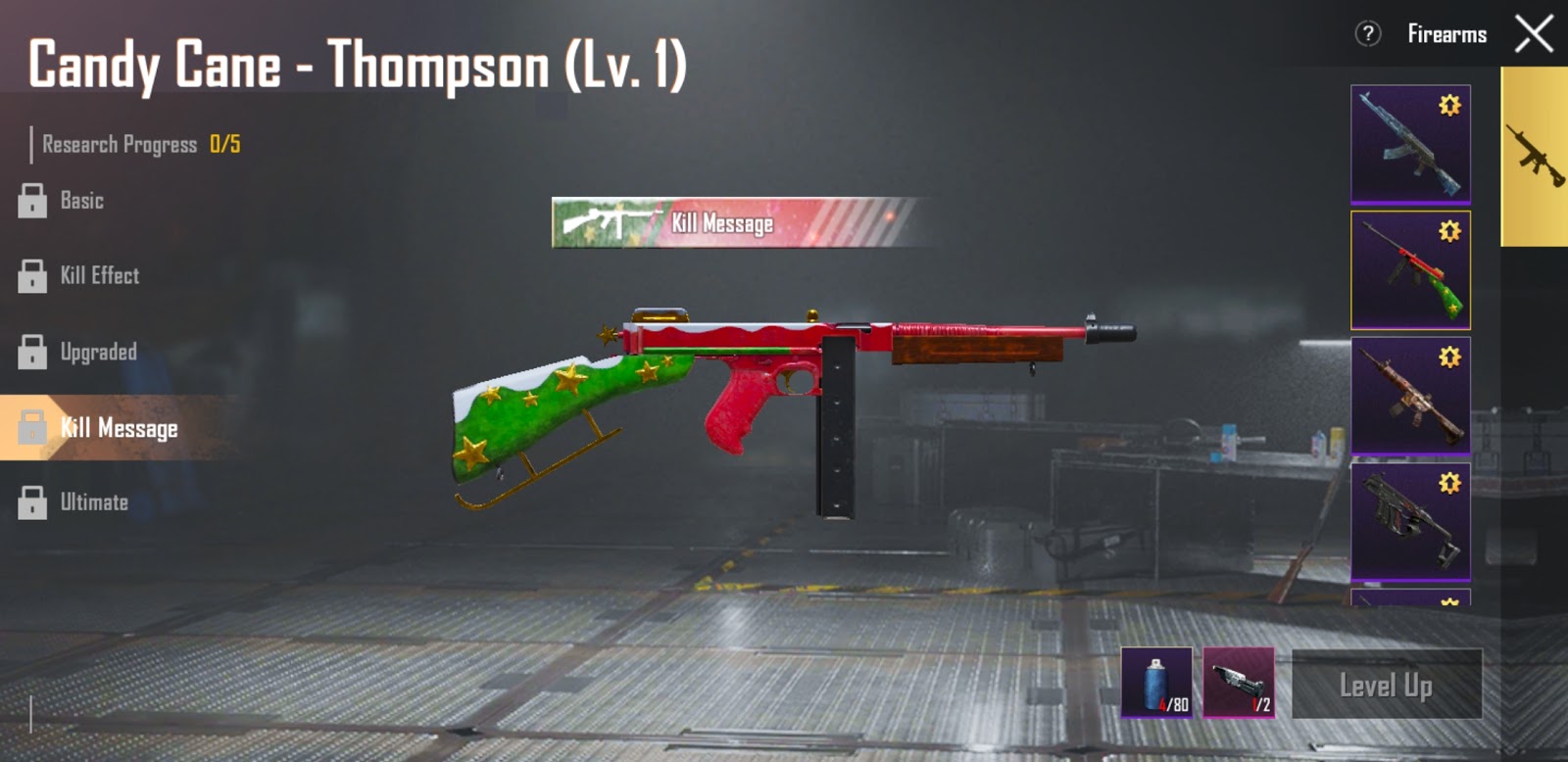 All upgradable gun skins in pubg with how many materials you do need