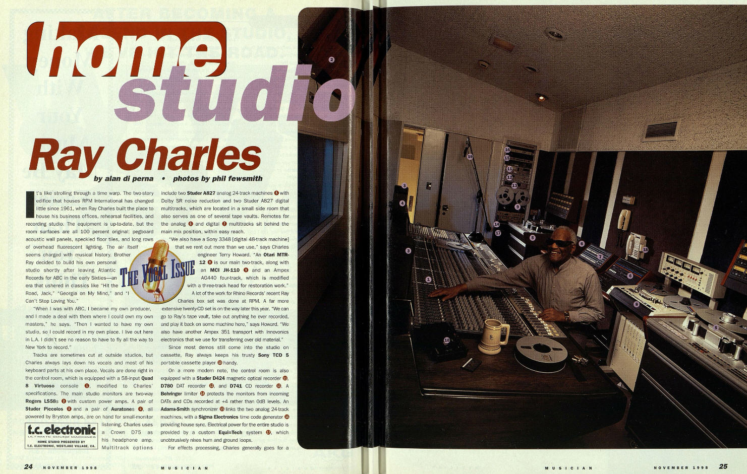 Ray Charles Video Museum: Ray Charles Is In Town - Chronology 1998