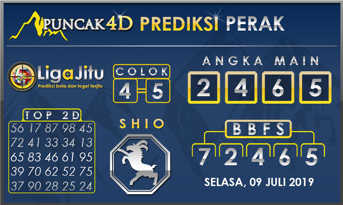 PREDIKSI TOGEL PERAK PUNCAK4D 09 JULI 2019