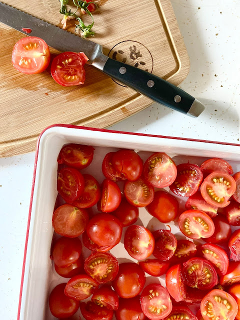 Marinated Garden Tomatoes with Fresh Mozzarella