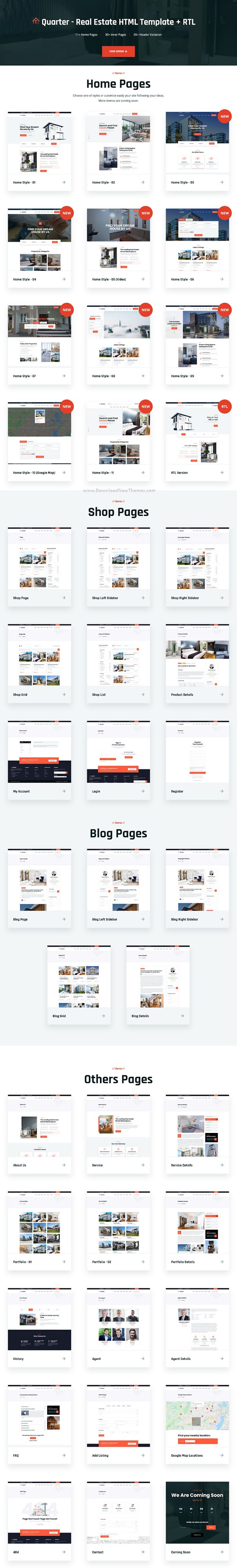 Real Estate Bootstrap Template