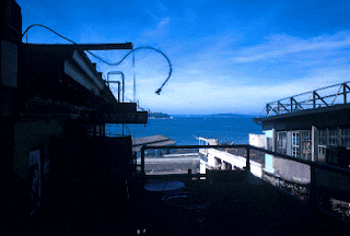 elliot bay view from cliffhouse left wall 1972 - seattle