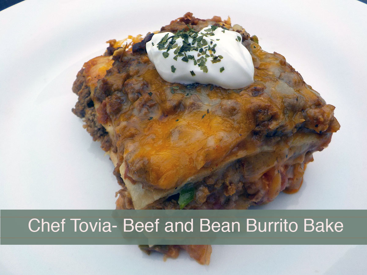Beef and Bean Burrito Bake