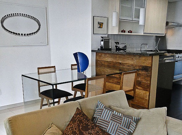 decora y disena: Pequeño Apartamento en Sao Paulo de 60 m2