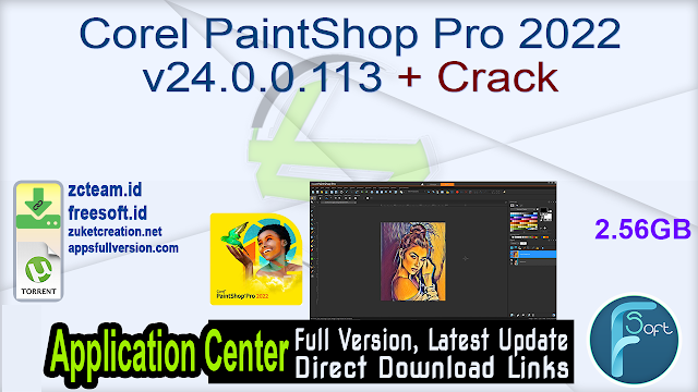 Corel PaintShop Pro 2022 v24.0.0.113 + Crack_ ZcTeam.id