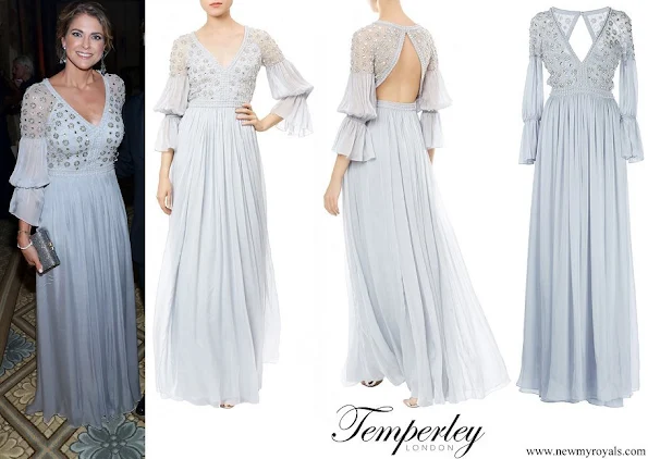 Princess Madeleine wore Temperley London Crossbone Lattice Dress