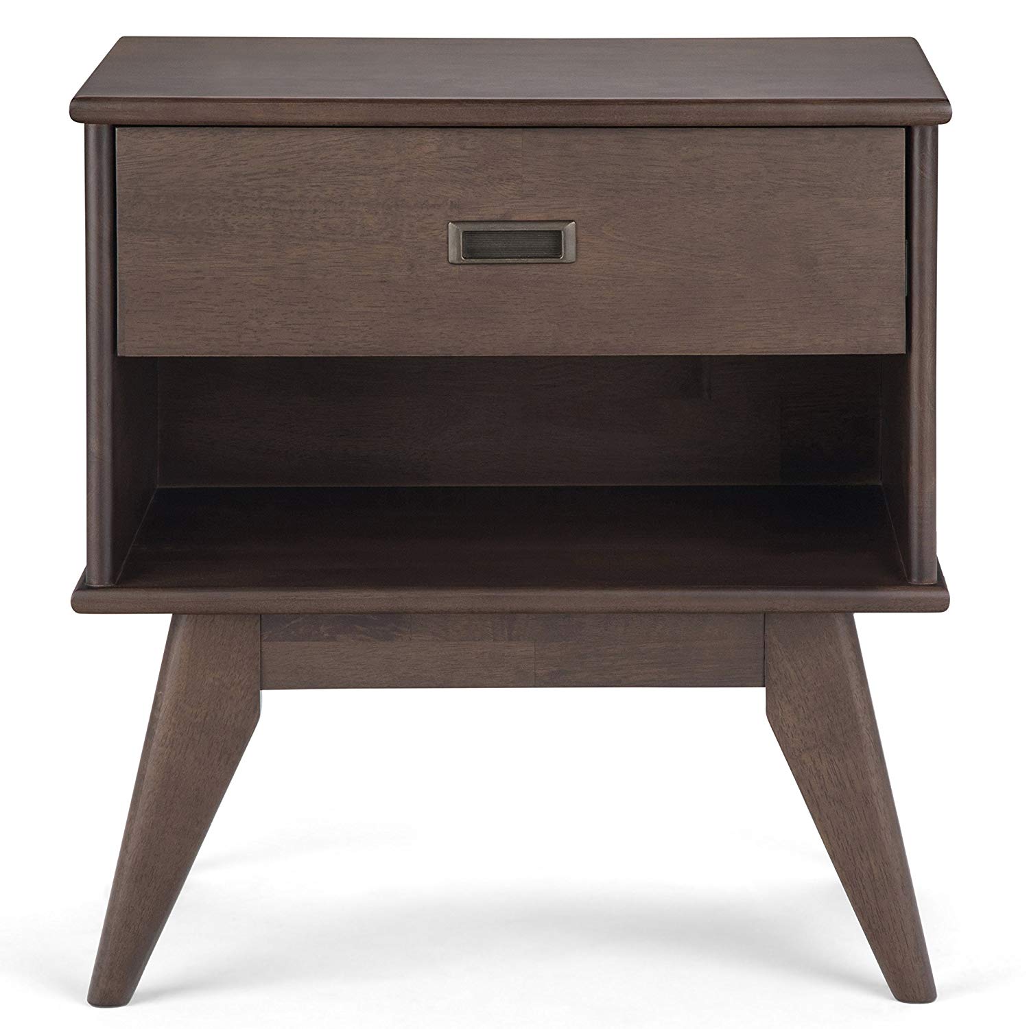 Mid Century Modern Bedside Table with One Spacious Drawer Home