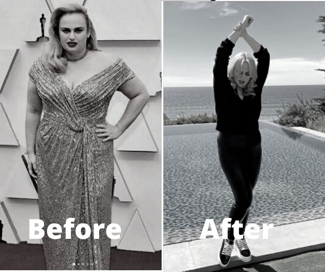 Rebel Wilson Before and After Image