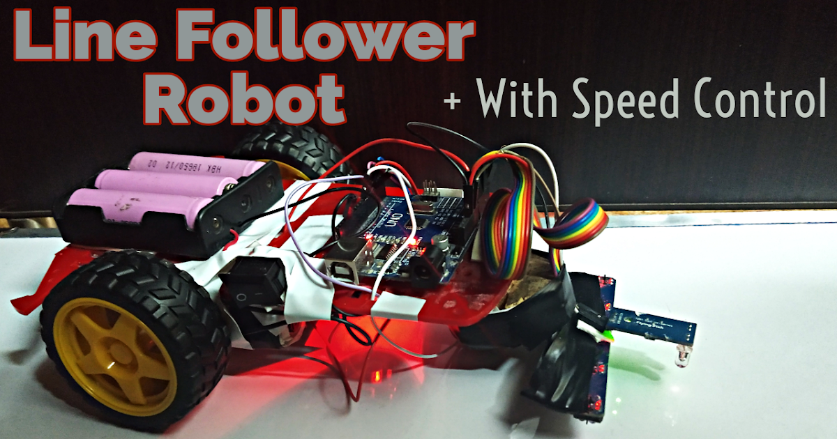 How To Make Line Follower Car with Speed Control | 6 IR Sensor Arduino ...