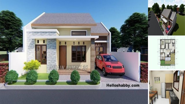 Contoh Desain Rumah Ukuran 10X10 Keren Rumah