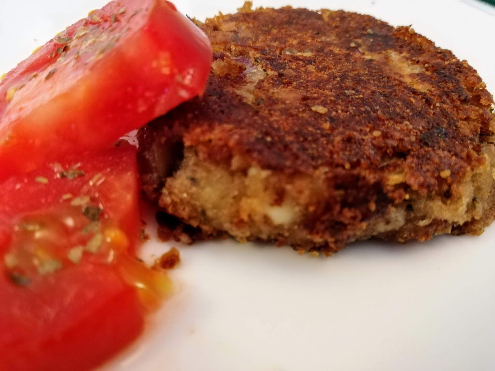 Chestnut and feta cheese burgers