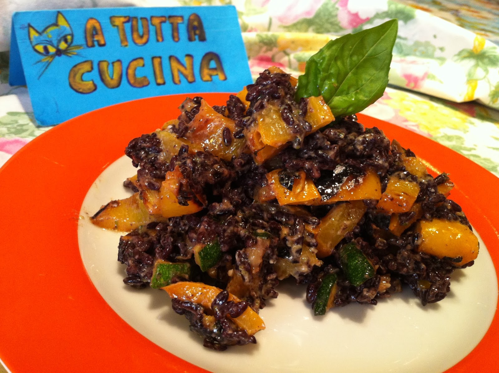 A Tutta Cucina Riso Venere Con Verdure Grigliate
