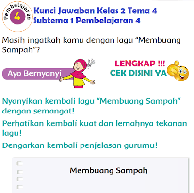 Kunci Jawaban Kelas 2 Tema 4 Subtema 1 Pembelajaran 4 www.simplenews.me