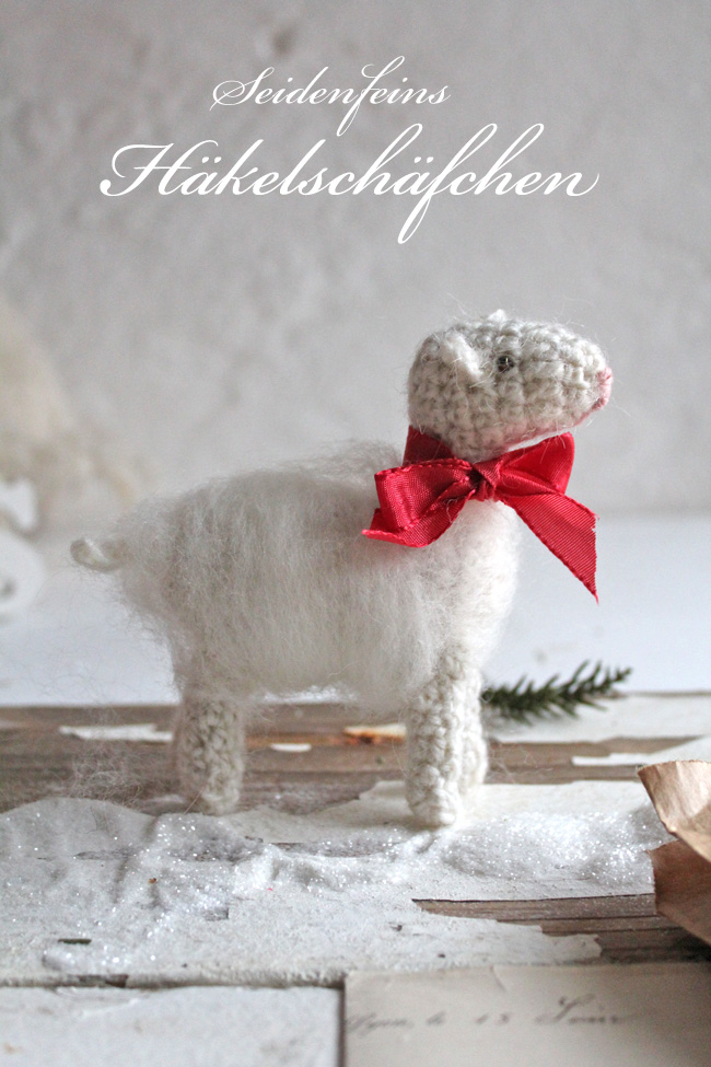 12 ? crocheted christmas sheep  * Tutorial * gehäkeltes Weihnachts - Schaf