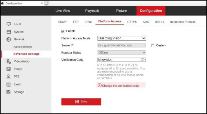 How to add a stand alone Hikvision IP camera to the Guarding Vision app
