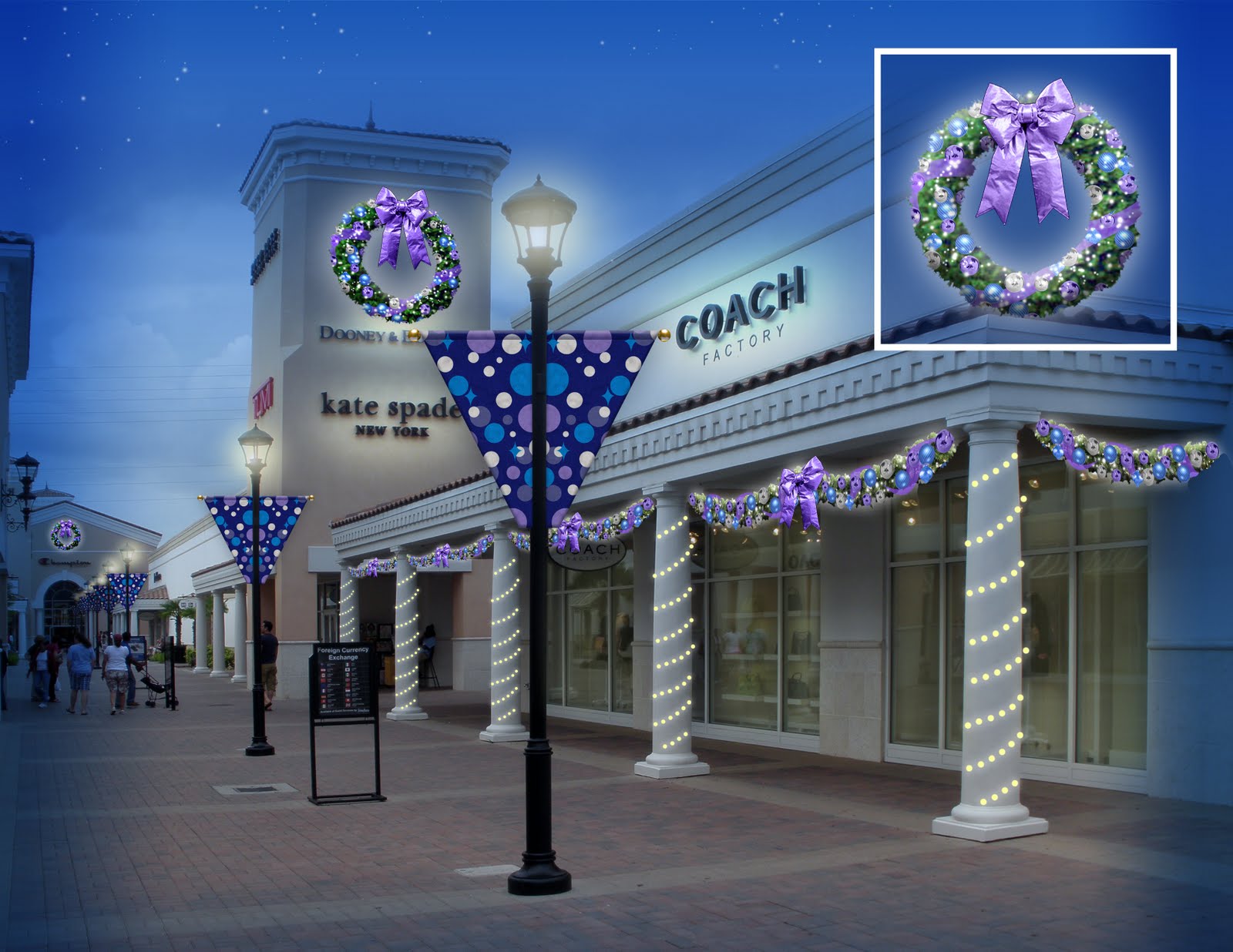 Downtown Decorations, Inc Lifestyle Center Commercial Christmas