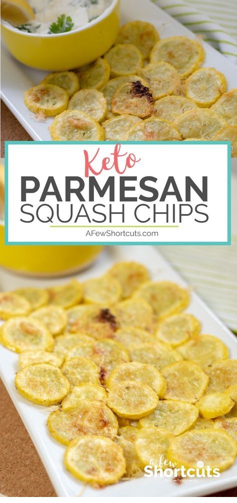 Parmesan Squash Chips