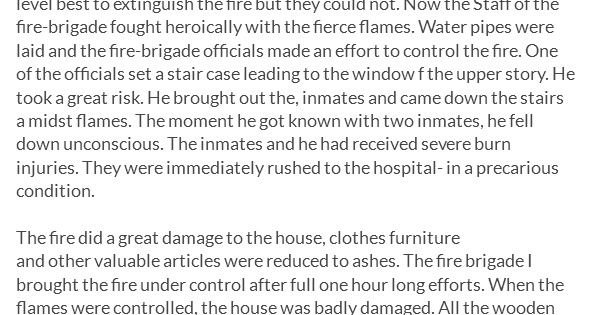 My village essay 250 words picture