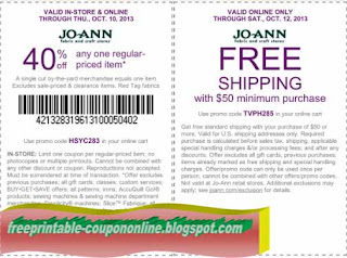 Free Printable Joann Coupons