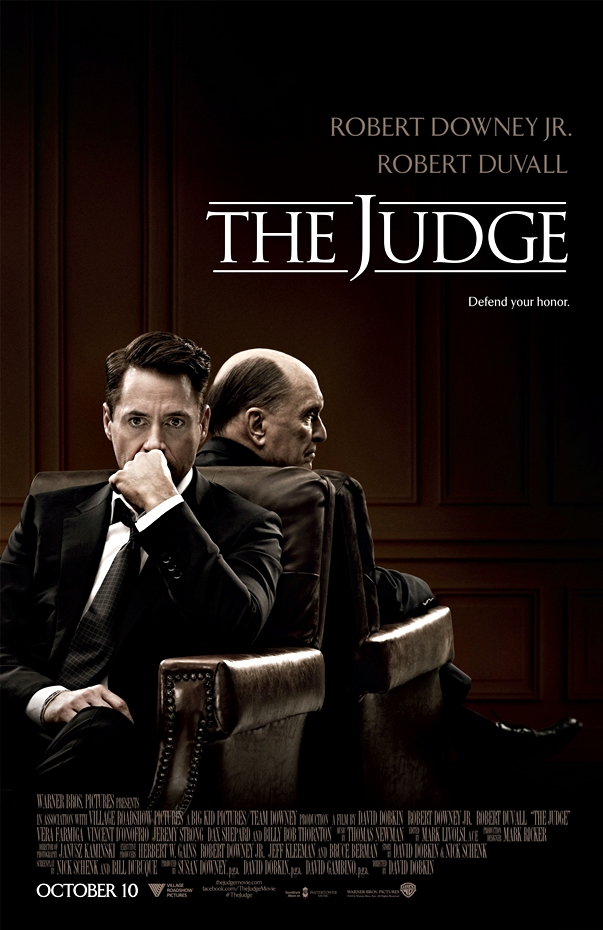 Póster El juez (The Judge, 2014), dirigida por David Dobkin.