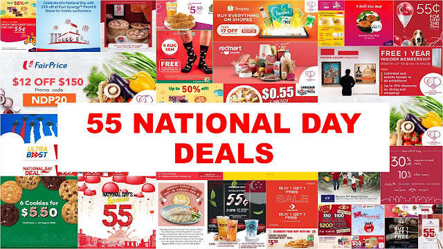 55 National Day Deals for Singapore's 55th Birthday!