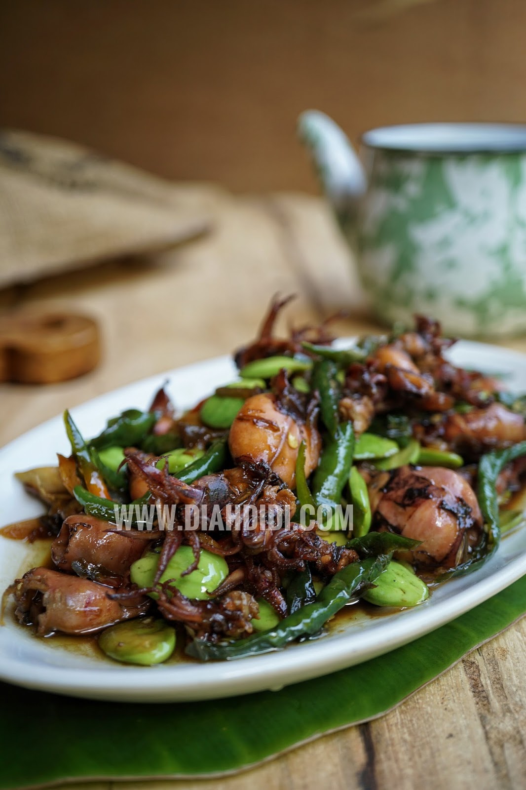 Diah Didi S Kitchen Tumis Cumi Asin Petai Cabe Hijau