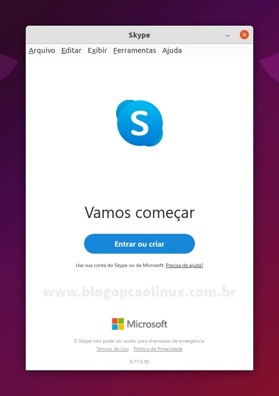 Como instalar o Skype no Ubuntu 21.10 (Impish Indri)