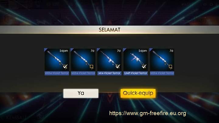 Trik Buka Loot Crate Senjata Shotgun Violet Free Fire Dapat