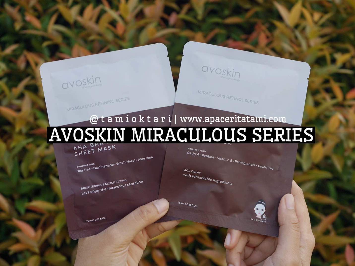 [REVIEW] Avoskin Miraculous Sheet Mask AHABHAPHA Sheet Mask