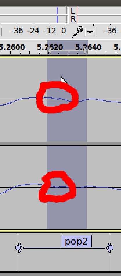 forskel Beskæftiget hardware Nickleus Music Technology Blog: How to remove click/clicking, pop/popping  noise in an audio track in Audacity