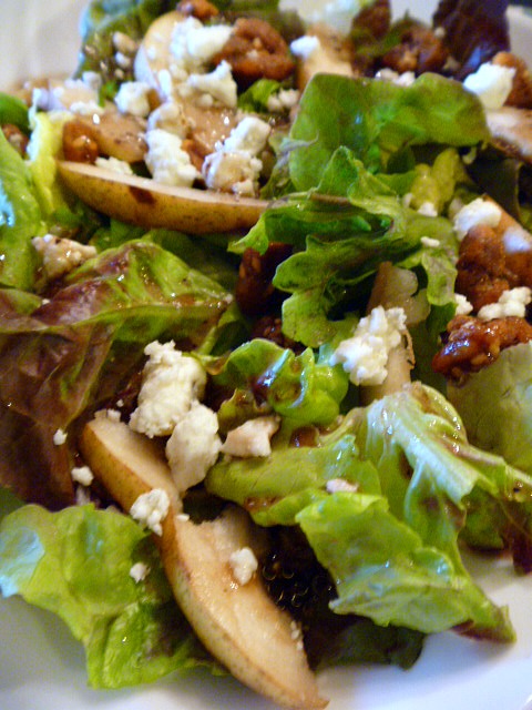 Slice of Southern: Pear and Gorgonzola Salad