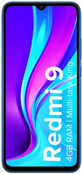 Redmi 9 (Sky Blue, 4GB RAM, 64GB Storage)| 5000 mAh| 2.3GHz Mediatek Helio G35 Octa core Processor