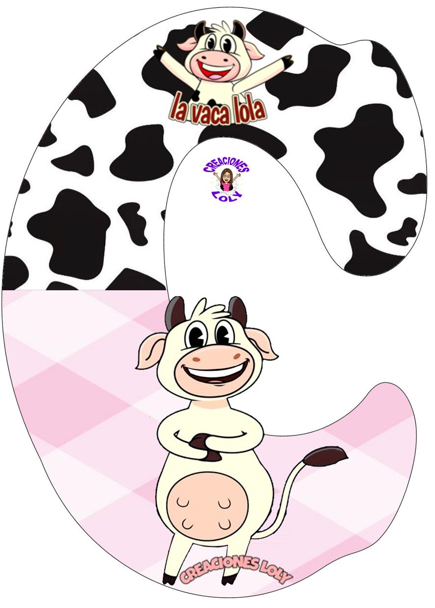 Creaciones Loly ABECEDARIO DE LA VACA LOLA