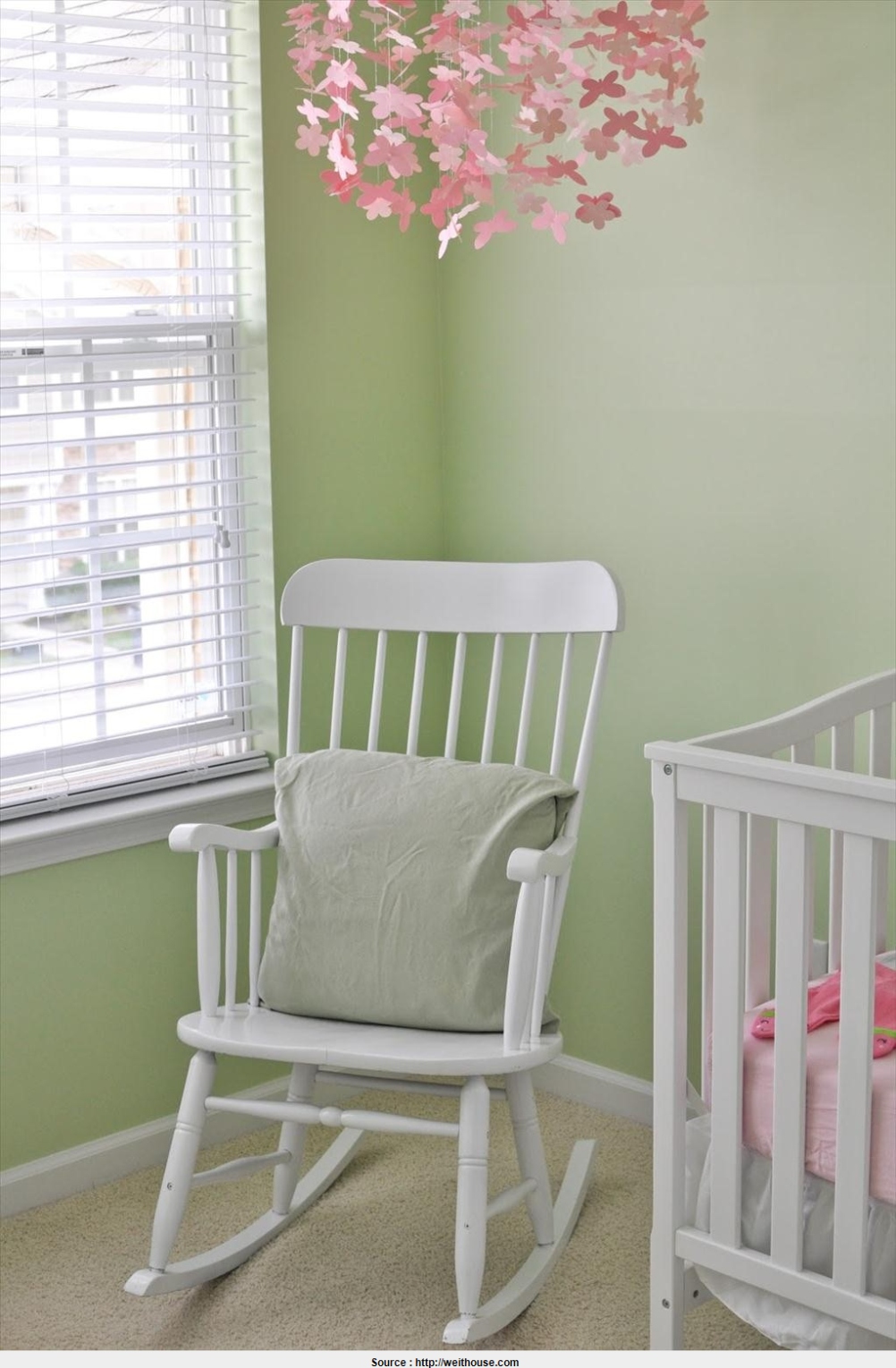 White Nursery Rocking Chair