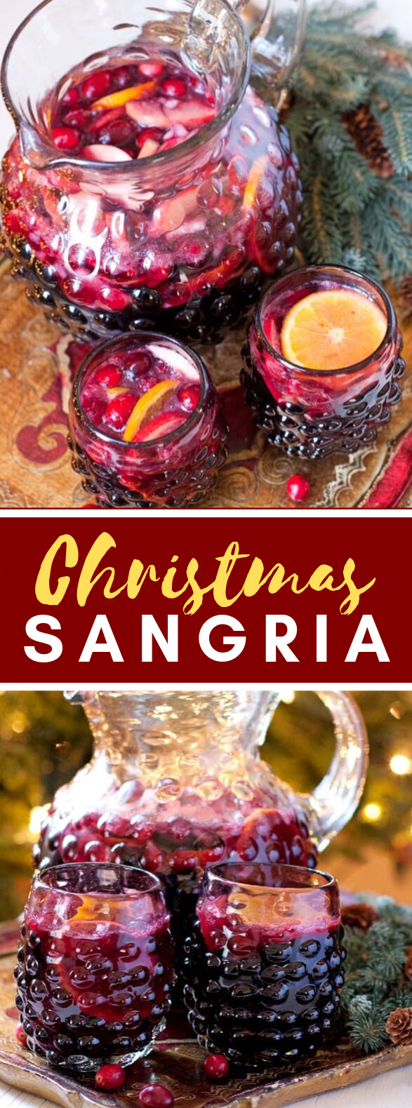 Christmas Sangria #drinks #fruitjuices