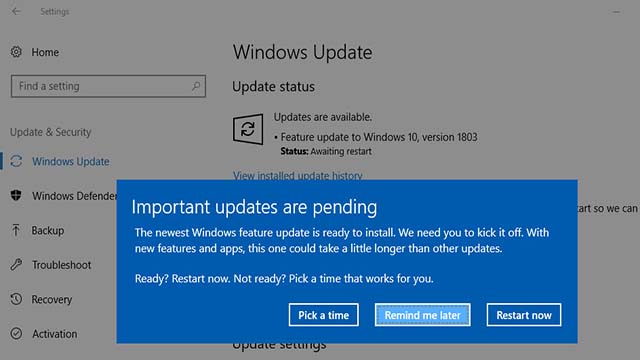 1 Cara Mematikan Auto Update Pada Windows 10 permanen