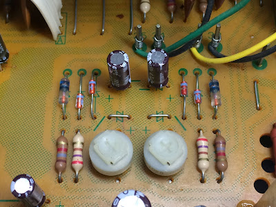 Pioneer SX-780_AF Amplifier board_Capacitors C324 and C327