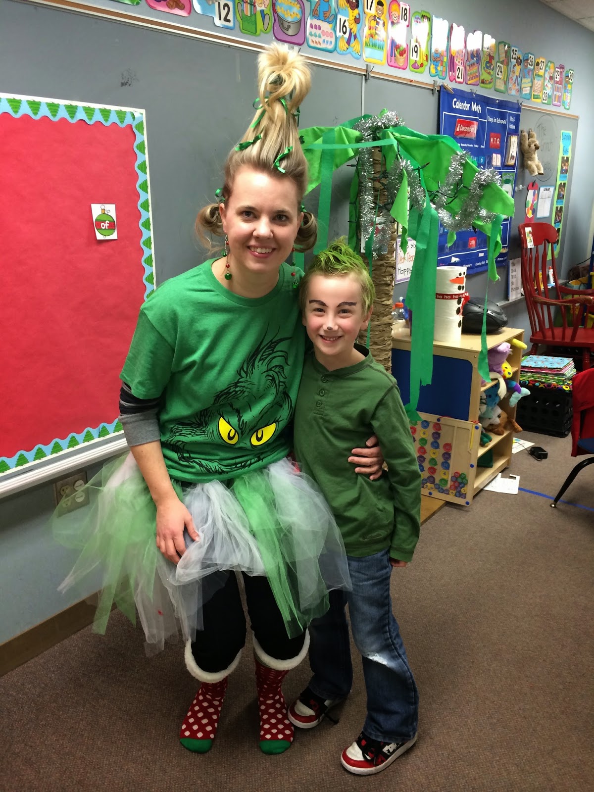 Miss Jessica's Kindergarten Grinch Day!