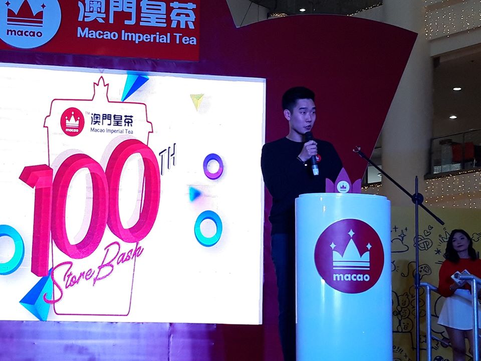 Macao Imperial Tea Opens 100th Store in Robinsons Manila Snapped and