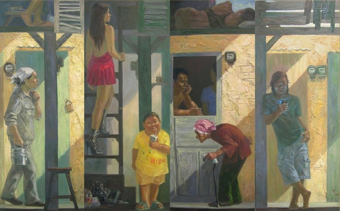 Вьетнамский художник. Tran Quoc Tran Quoc