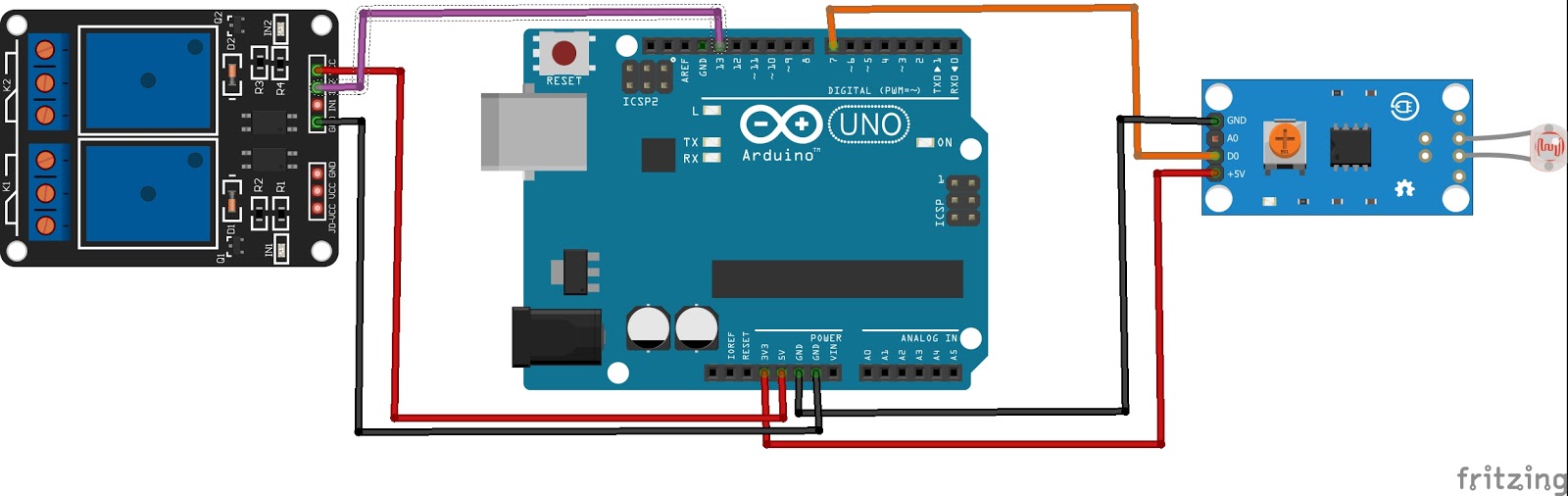 How to control 230V bulb using LDR sensor module with arduino