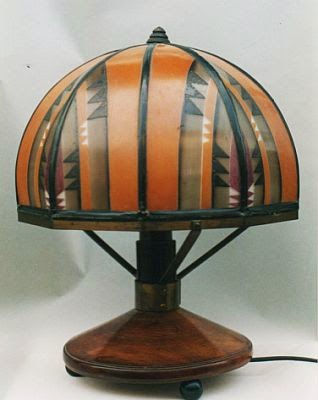 Amsterdam School lamp