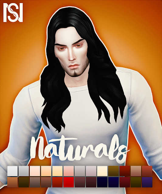 Sims 4 Ccs The Best Long Wavy Parted Hair Converted For Males By